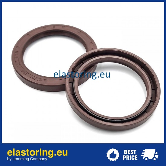 Pressure oil seal 55x72x8/8,5 N1T01 FPM [BABSL]